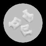 ΒΑΣΕΙΣ ΔΕΜΑΤΙΚΩΝ ΓΙΑ ΧΡΗΣΗ ΜΕ ΒΙΔΑ 22X16mm (100τμχ)