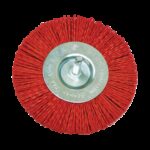 ΒΟΥΡΤΣΑ ΔΡΑΠΑΝΟΥ ΝΑΪΛΟΝ ΣΤΡΟΓΓΥΛΗ ΜΕ ΑΞΟΝΑΚΙ Ø6mm, 75mm  (497.05)