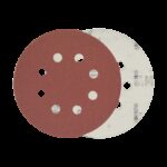 ΔΙΣΚΟΣ VELCRO 125 - 8 TΡΥΠΕΣ - Ρ120 MORRIS ΚΟΚΚΙΝΟΣ