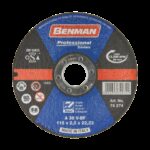 ΔΙΣΚΟΣ ΚΟΠΗΣ INOX - ΣΙΔΗΡΟΥ  Φ115x2.5mm  PROFESSIONAL SERIES BENMAN