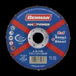 ΔΙΣΚΟΣ ΚΟΠΗΣ ΣΙΔΗΡΟΥ-INOX  MAXPOWER BENMAN 180x2.5mm