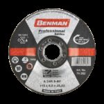 ΔΙΣΚΟΣ ΛΕΙΑΝΣΗΣ ΣΙΔΗΡΟΥ ΜΕ ΚΟΥΡΜΠΑ Φ115x6.5mm PROFESSIONAL BENMAN