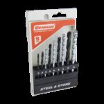 ΔΙΑΜΑΝΤΟΤΡΥΠΑΝΑ ΣΙΔΗΡΟΥ ΗSS + STONE, ΣΕΤ 9 ΤΜΧ