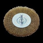 ΣΥΡΜΑΤΟΒΟΥΡΤΣΑ ΣΤΡΟΓΓΥΛΗ ΜΕ ΑΞΟΝΑΚΙ Ø6mm - Φ75mm