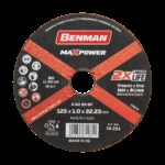 ΔΙΣΚΟΣ ΚΟΠΗΣ INOX (115mm X 1,0mm) CD MAXPOWER BENMAN ΜΑΥΡΟΣ