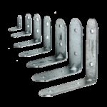 ΓΩΝΙΑ ΣΥΝΔΕΣΗΣ, ΓΑΛΒΑNΙΖΕ 3x3cm, FF GROUP