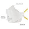 3M ΜΑΣΚΑ ΜΙΣΟΥ ΠΡΟΣΩΠΟΥ ΜΕ ΦΙΛΤΡΟ ΠΡΟΣΤΑΣΙΑΣ  FFP1 AURA (9310) - Image 2