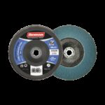 ΔΙΣΚΟΣ ΦΤΕΡΩΤΟΣ ZIRCONIA ALUMINA ΜΕ ΚΟΥΡΜΠΑ Φ180mm x 120, PROFESSIONAL SERIES