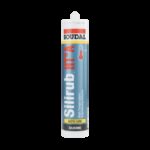 ΠΥΡΑΝΤΟΧΗ ΣΙΛΙΚΟΝΗ SILIRUB HT°-A ΦΥΣΙΓΓΑ (ΜΑΥΡΗ) 310ml, SOUDAL