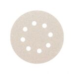 ΔΙΣΚΟΣ VELCRO 125 - 8 TΡΥΠΕΣ - Ρ180 SMIRDEX (510) ΛΕΥΚΟΣ