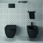 ΛΕΚΑΝΗ ΚΡΕΜΑΣΤΗ TESI II HF AQUABLADE SILK BLACK IDEAL