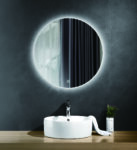 ΚΑΘΡΕΠΤΗΣ ΜΠΡΟΝΖΕ 60Ν9 60cm ΜΕ LED ΣΤΡΟΓΓΥΛΟΣ