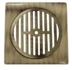 ΣΧΑΡΑΚΙ 120x120mm ΤΕΤΡΑΓΩΝΟ ΜΠΡΟΝΖΕ