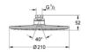 ΚΕΦΑΛΗ ΝΤΟΥΖ RAINSHOWER COSMOPOLITAN 210 28368000 ΧΡΩΜΕ GROHE - Image 3