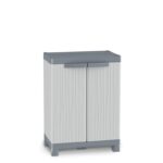 ΔΙΦΥΛΛΗ ΝΤΟΥΛΑΠΑ WaveBase ΠΛΑΣΤΙΚΗ με 2 Ράφια 700U (70x43.8x97.6εκ.)