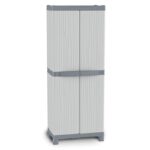 ΔΙΦΥΛΛΗ ΝΤΟΥΛΑΠΑ WaveBase ΠΛΑΣΤΙΚΗ με 4 Ράφια 2700U (70x43.8x181.8εκ.)