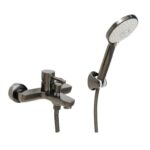 ΜΠΑΤΑΡΙΑ ΛΟΥΤΡΟΥ MM ΣΕΤ BRUSHED MAT BLACK PICCADILLY