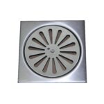 ΣΧΑΡΑΚΙ ΤΕΤΡΑΓΩΝΟ 120x120mm ΣΤΑΘΕΡΟ INOX MAESTRO