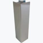 ΓΩΝIΑ ΜΠAΖΑΣ PVC ΣΤΑΘΕΡΗ ±90O H100mm/ ΑΛΟΥΜΙΝΙΟΥ