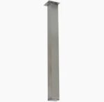 ΠΟΔΙ ΤΡΑΠΕΖΙΟΥ ES ΤΕΤΡΑΓΩΝΟ 25Χ25ΜΜ Η100 ΑΛΟΥΜΙΝΙΟ