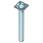 ΠΟΔΙ ΤΡΑΠΕΖΙΟΥ ES ΣΤΡΟΓΓΥΛΟ Φ 30ΜΜ Η800 ΑΛΟΥΜΙΝΙΟ