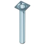 ΠΟΔΙ ΤΡΑΠΕΖΙΟΥ ES ΣΤΡΟΓΓΥΛΟ Φ 30ΜΜ Η150 ΑΛΟΥΜΙΝΙΟ