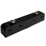 ΦΕΡΑΜΙ ΚΡΕΒΑΤΙΟΥ ΠΛΑΣΤΙΚΟ 12 cm για 2 βίδες - μαύρο