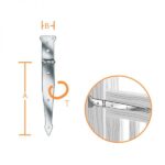 ΜΕΝΤΕΣΕΣ ΑΥΛΟΠΟΡΤΑΣ 200x35x2,5mm, ΓΑΛΒΑΝΙΖΕ