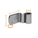 ΜΕΝΤΕΣΕΣ ΑΥΛΟΠΟΡΤΑΣ ΓΑΛΒΑΝΙΖΕ 30x38xØ10x3mm