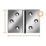 ΜΕΝΤΕΣΕΣ ΓΑΛΒΑΝΙΖΕ 30x45x0,9mm, 2ΤΕΜ