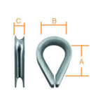 ΡΟΔΑΤΣΑ ΓΙΑ ΣΥΡΜΑΤΟΣΧΟΙΝΟ ΓΑΛΒΑΝΙΖΕ 39 x 18 x 9 mm  2ΤΕΜ (007900208AV)