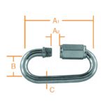 ΣΥΝΔΕΣΜΟΣ ΑΣΦΑΛΕΙΑΣ ΒΙΔΩΤΟΣ ANOΞΕΙΔΩΤΟΣ 38,5 x 6 x 13 x 5 mm
