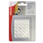 Αποσβεστήρας κρούσεων/θορύβου διάφανος Φ9,5 x 5,4mm x 20 τεμ.