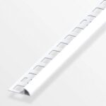 ΠΡΟΦΙΛ ΠΛΑΚΙΔΙΩΝ ΜΕ ΚΑΜΠΥΛΩΤH ΕΞΩΤΕΡΙΚH ΓΩΝΙΑ ΑΠΟ ΠΛΑΣΤΙΚΟ (PVC) 10 x 19,5 mm, ΓΚΡΙ 1M