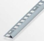 ΠΡΟΦΙΛ ΠΛΑΚΙΔΙΩΝ ΜΕ ΚΑΜΠΥΛΩΤH ΕΞΩΤΕΡΙΚH ΓΩΝΙΑ ΑΠΟ ΠΛΑΣΤΙΚΟ (PVC) 10 x 19,5 mm, ΓΚΡΙ 2,5M