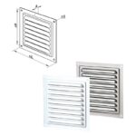 ΚΑΠΑΚΙ ΕΞΑΕΡΙΣΜΟΥ ΑΛΟΥΜΙΝΙΟΥ ΜΕ ΣΗΤΑ  125Χ125ΜΜ  ΑΣΗΜΙ