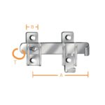 ΜΑΝΤΑΛΟ ΠΑΡΑΘΥΡΟΥ 120χ27χ3mm, ΓΑΛΒΑΝΙΖΕ