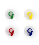 INOFIX-ΓΑΝΤΖΟΣ ΒΕΝΤΟΥΖΑ Ø 33 mm ΔΙΑΦΟΡΑ ΧΡΩΜΑΤΑ 4τμχ 1206-0-