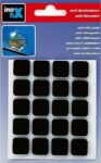 INOFIX-ΑΝΤΙΟΛΙΣΘΗΤΙΚΑ ΑΦΡΩΔΗ 17 x 17 mm AYTOKΟΛΛΗΤΑ ΜΑΥΡΟ 4030-3-
